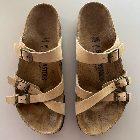 Birkenstock Shoes - Birkenstock Franca Cork Footbed Sandal